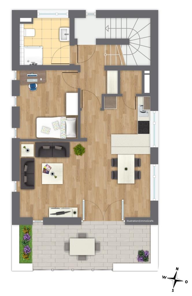 OBERGESCHOSS Maisonettewohnung Darmstadt