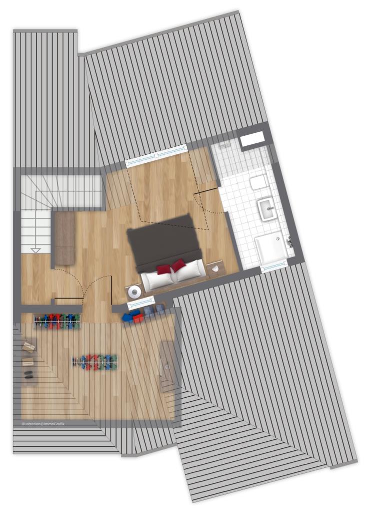 DACHGESCHOSS Etagenwohnung M�hltal