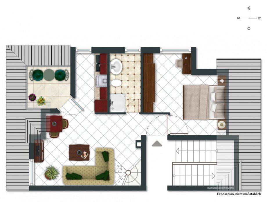 2. OBERGESCHOSS Etagenwohnung Darmstadt