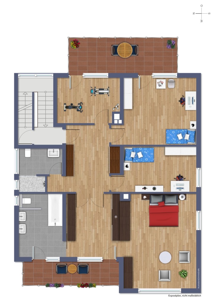 OBERGESCHOSS Einfamilienhaus Darmstadt