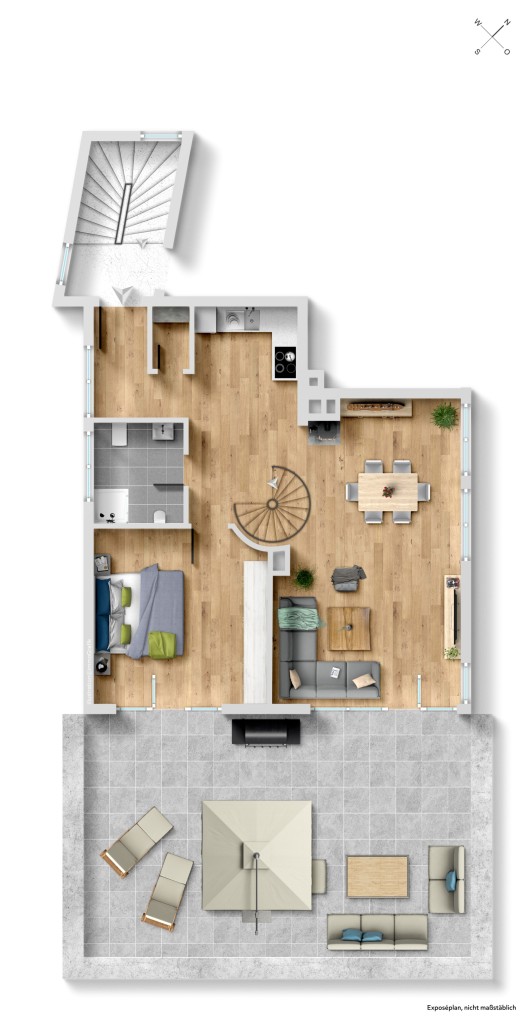 OBERGESCHOSS Etagenwohnung Darmstadt