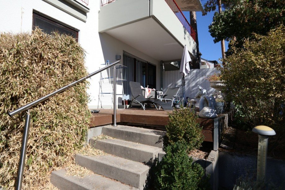 BLICK ZUR TERRASSE Etagenwohnung Darmstadt