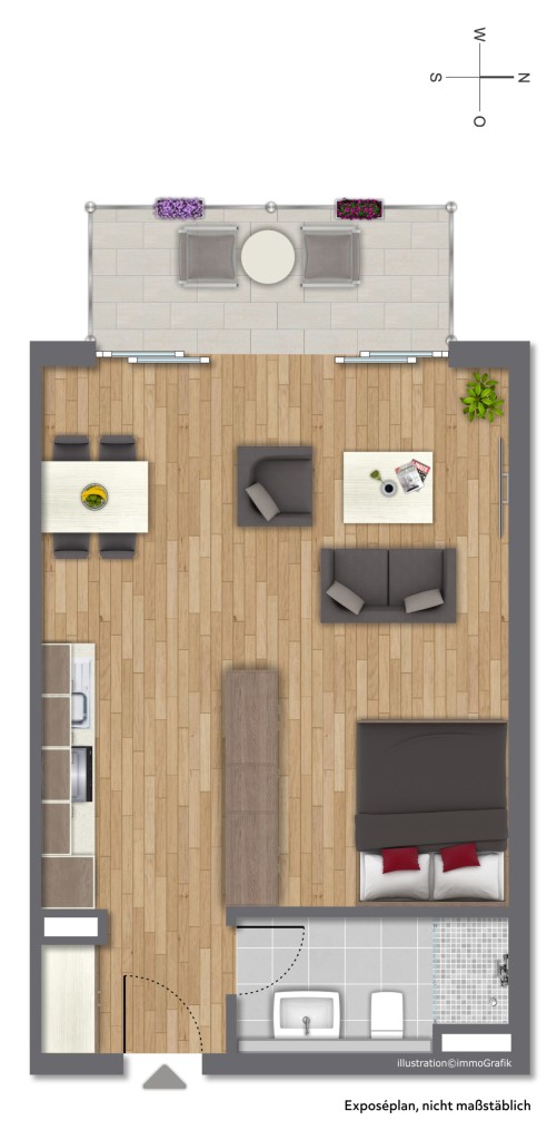 1. OBERGESCHOSS Etagenwohnung Darmstadt