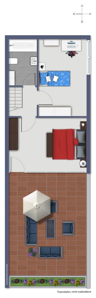 1. OBERGESCHOSS Etagenwohnung Darmstadt