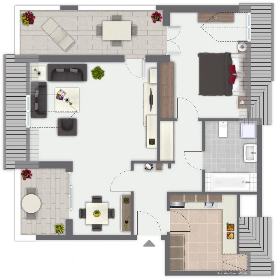 DACHGESCHOSS Etagenwohnung Darmstadt