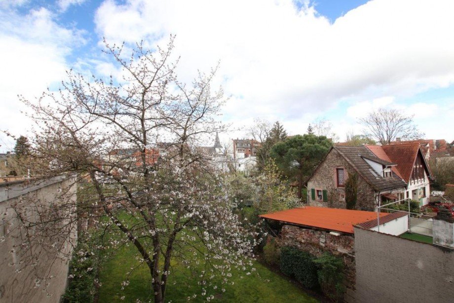 AUSBLICK BALKON Etagenwohnung Darmstadt