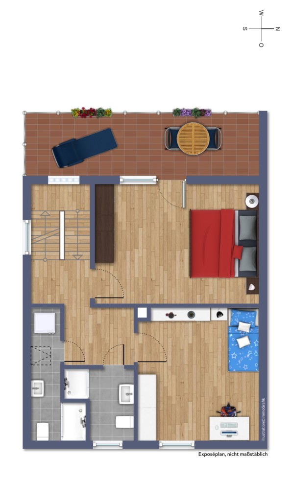 OBERGESCHOSS Einfamilienhaus Griesheim