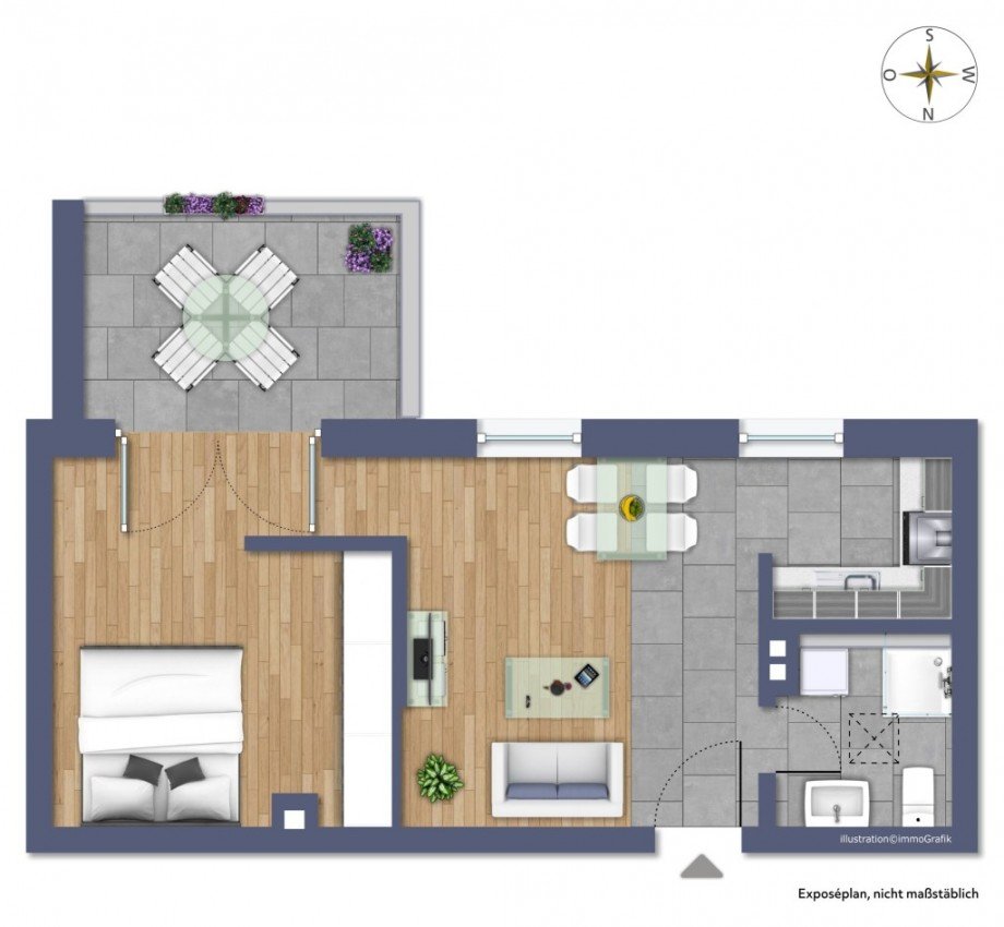 3. OBERGESCHOSS Etagenwohnung Darmstadt