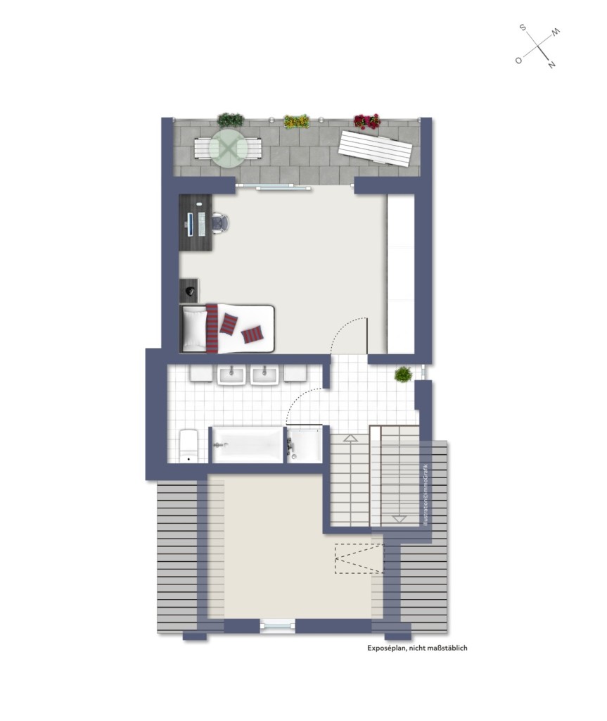 OBERGESCHOSS Doppelhaush�lfte Ober-Ramstadt