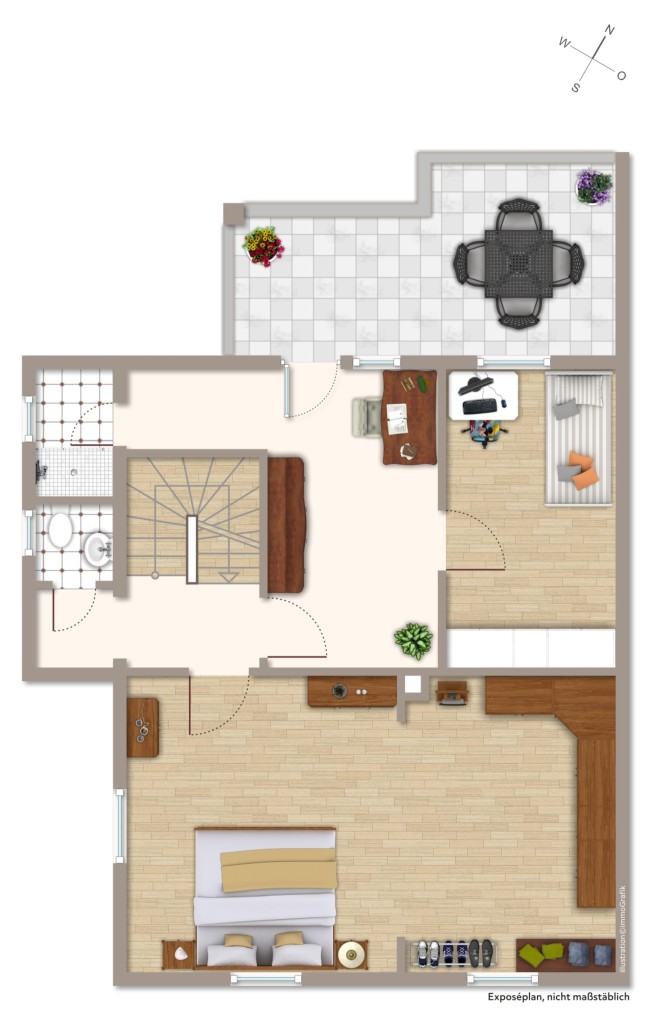 OBERGESCHOSS Doppelhaush�lfte Reinheim