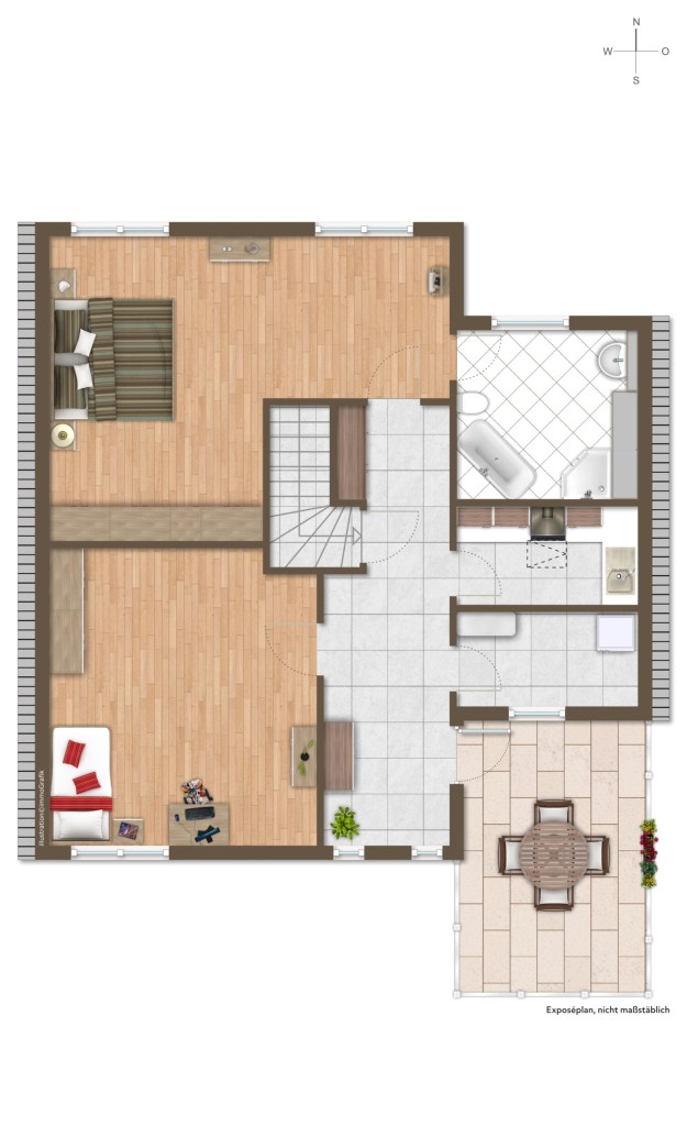 OBERGESCHOSS Einfamilienhaus Darmstadt