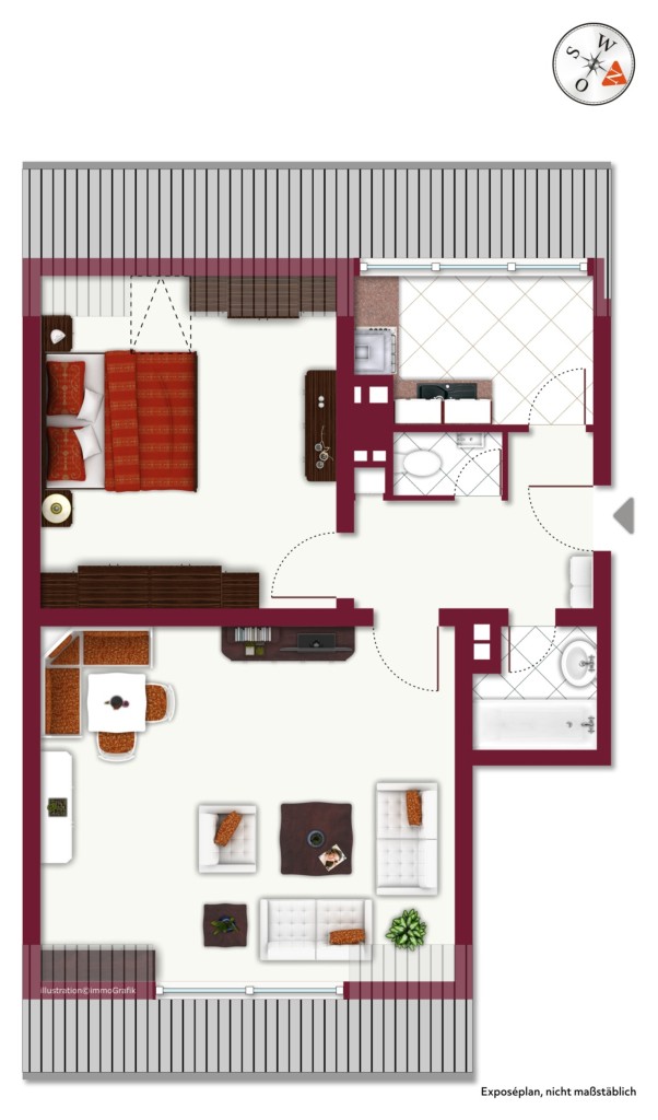 DACHGESCHOSS Etagenwohnung Darmstadt