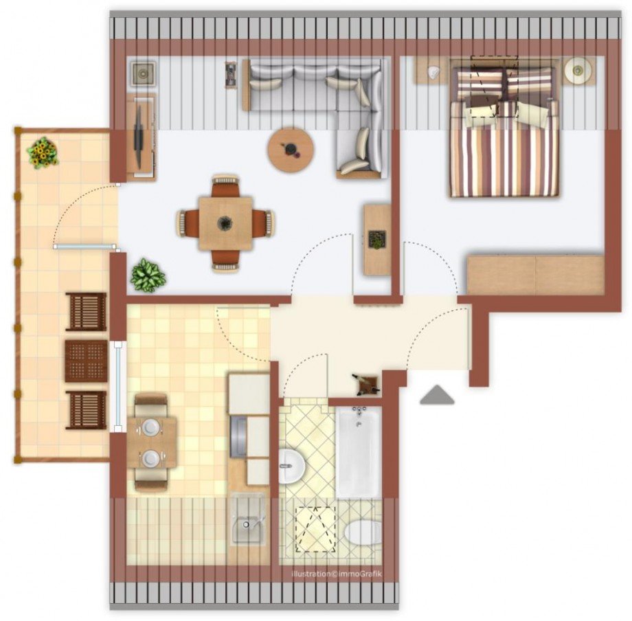DACHGESCHOSS Etagenwohnung Pfungstadt