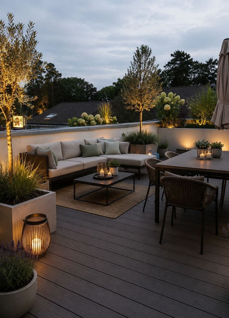 TERRASSE KI-GENERIERT Etagenwohnung Darmstadt