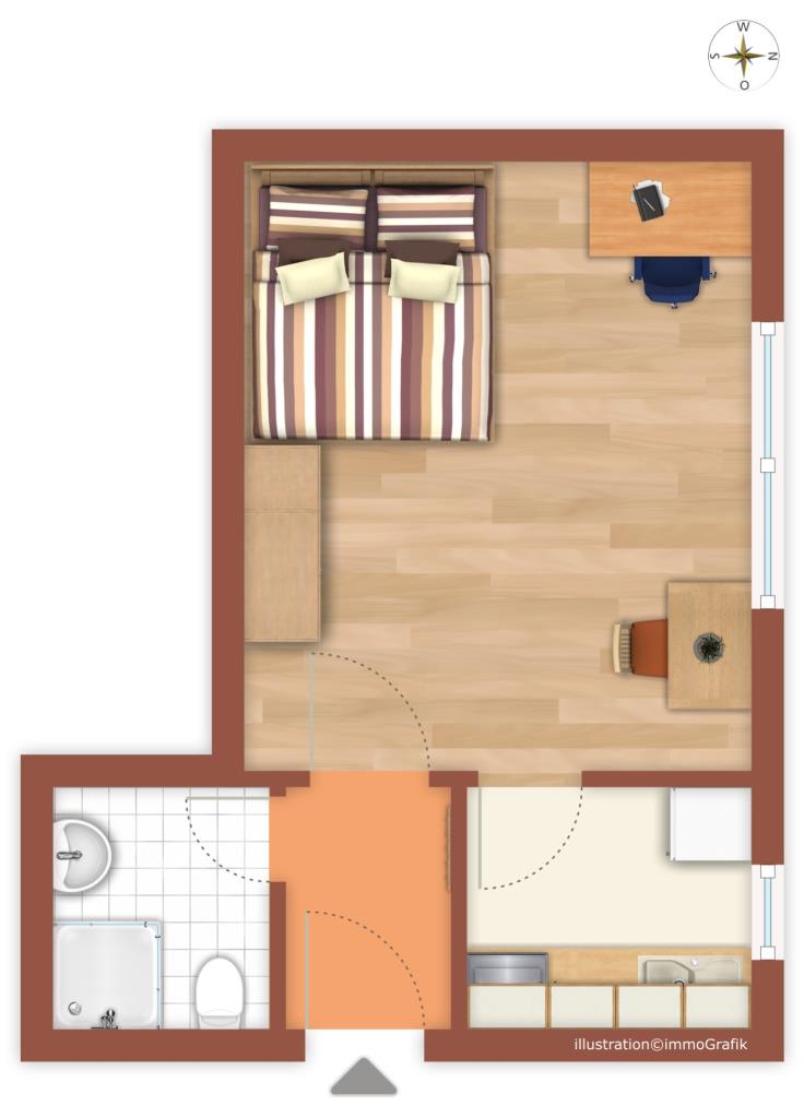 1. OBERGESCHOSS Etagenwohnung Darmstadt