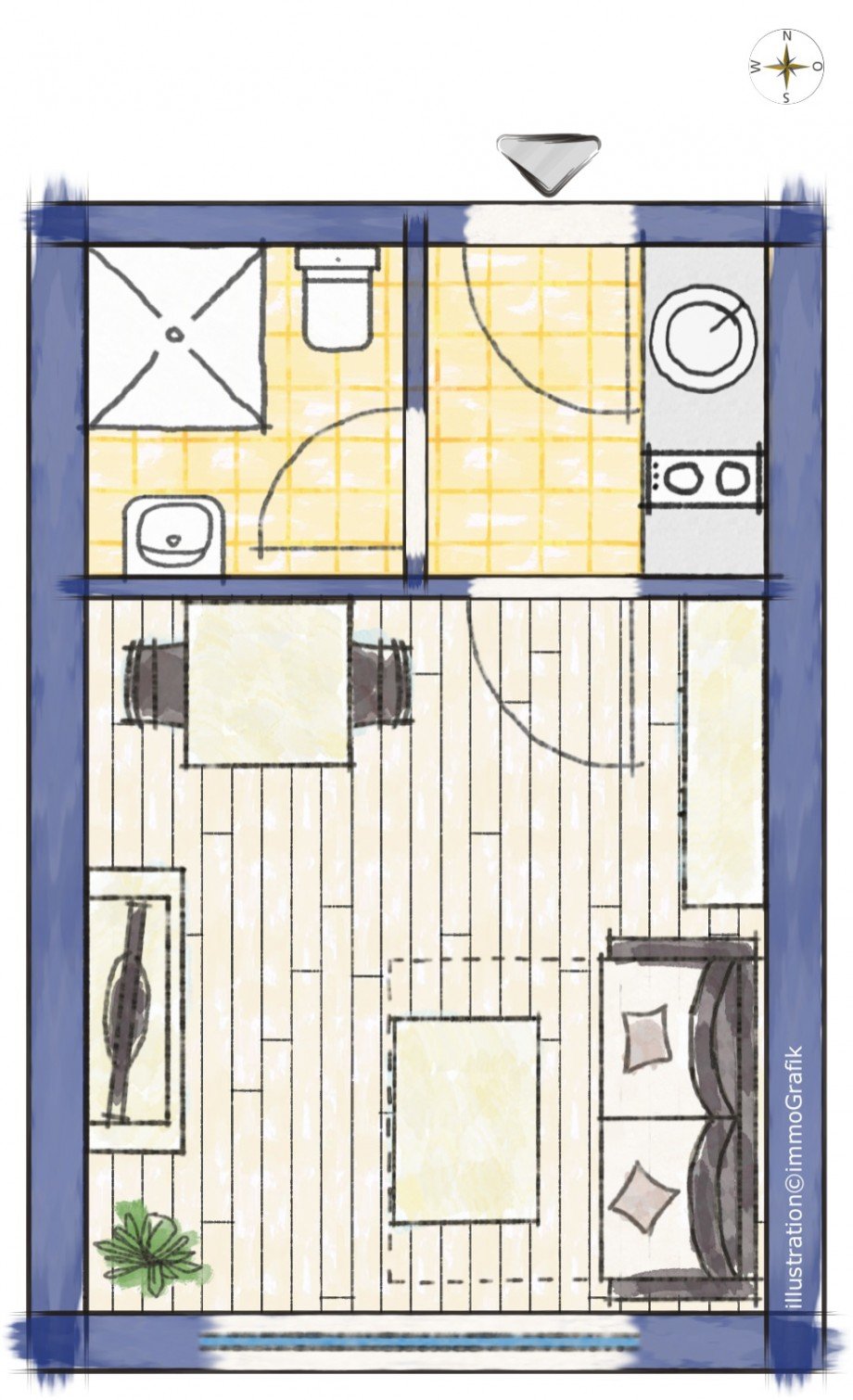 ERDGESCHOSS Etagenwohnung Darmstadt