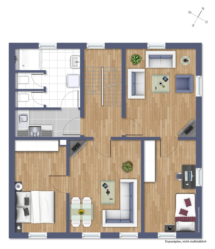 1. OBERGESCHOSS Etagenwohnung Pfungstadt