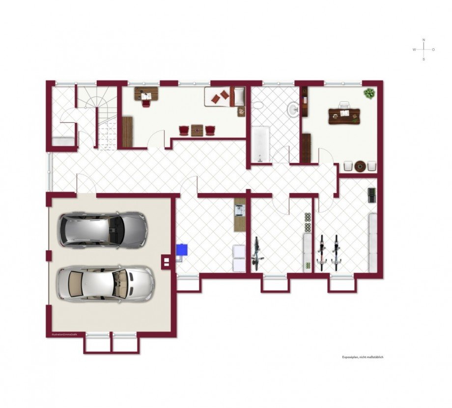 KELLERGESCHOSS Einfamilienhaus M�hltal