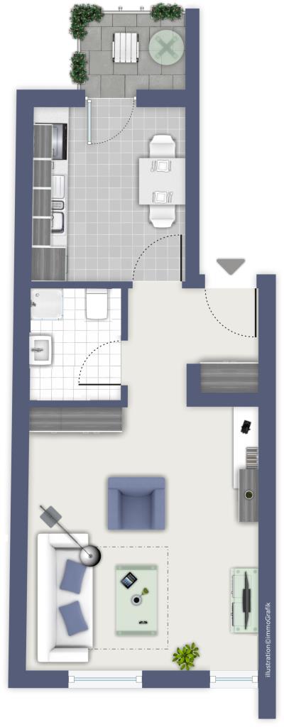 1. OBERGESCHOSS Etagenwohnung Darmstadt