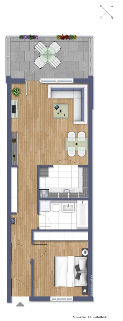1. OBERGESCHOSS Etagenwohnung Darmstadt