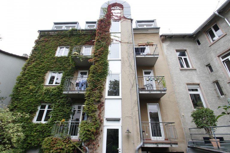 HAUSANSICHT HINTERHOF Darmstadt Etagenwohnung ...so will ich Wohnen im Johannesviertel ...