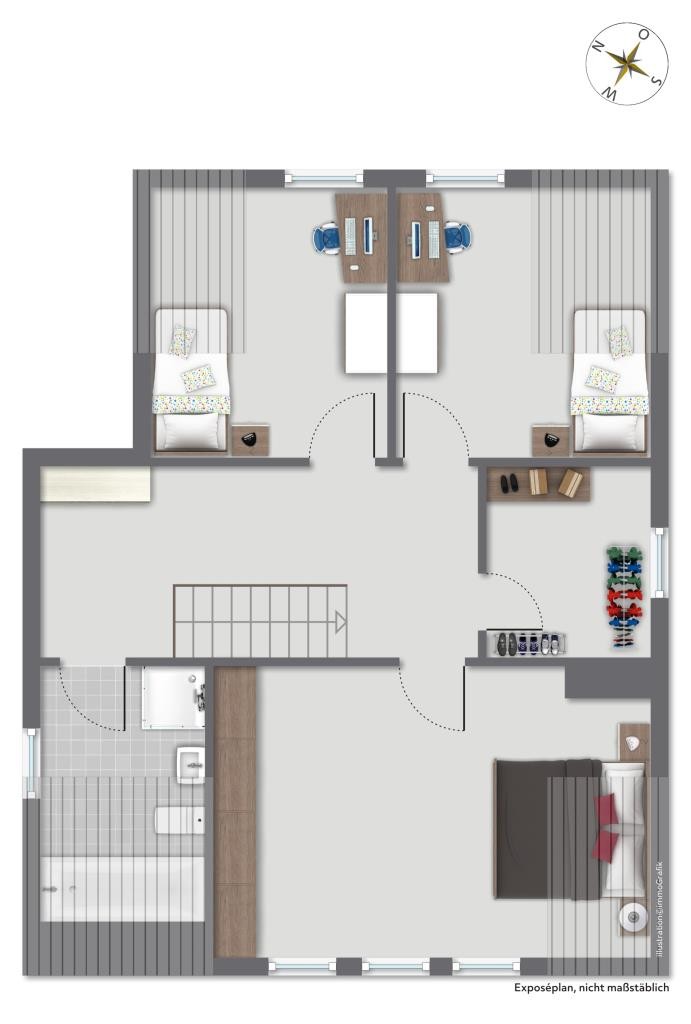 DACHGESCHOSS VORDERHAUS Mehrfamilienhaus Darmstadt