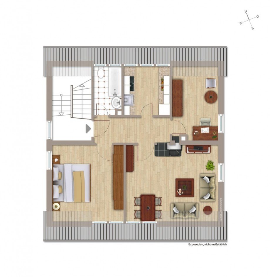 OBERGESCHOSS Zweifamilienhaus Darmstadt