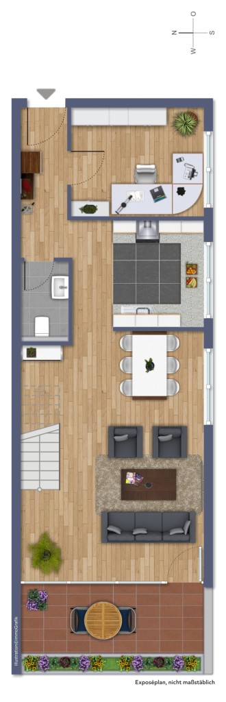 2. OBERGESCHOSS Etagenwohnung Darmstadt