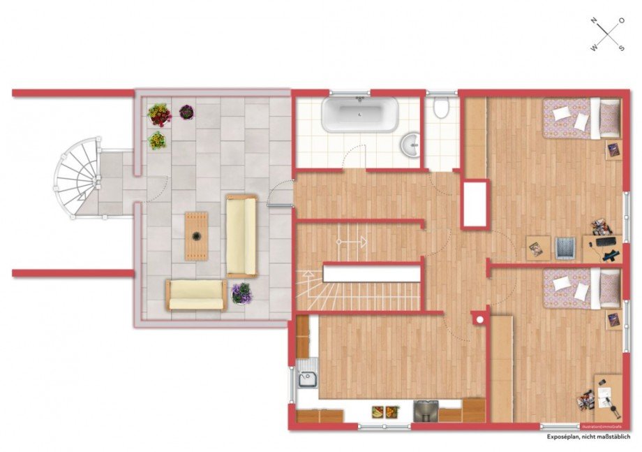 OBERGESCHOSS Einfamilienhaus Pfungstadt