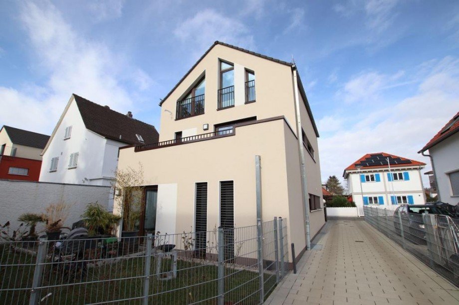 R�CKANSICHT Maisonettewohnung Darmstadt
