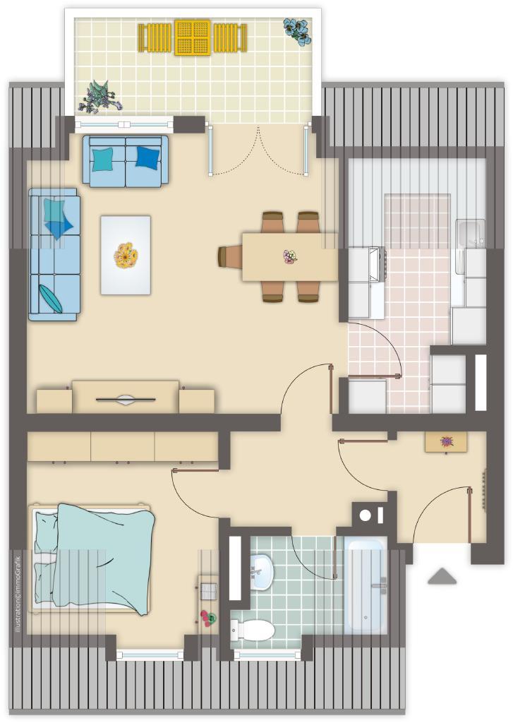 DACHGESCHOSS Etagenwohnung Griesheim