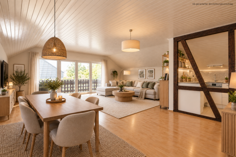 Einrichtungsvorschlag Etagenwohnung Bickenbach