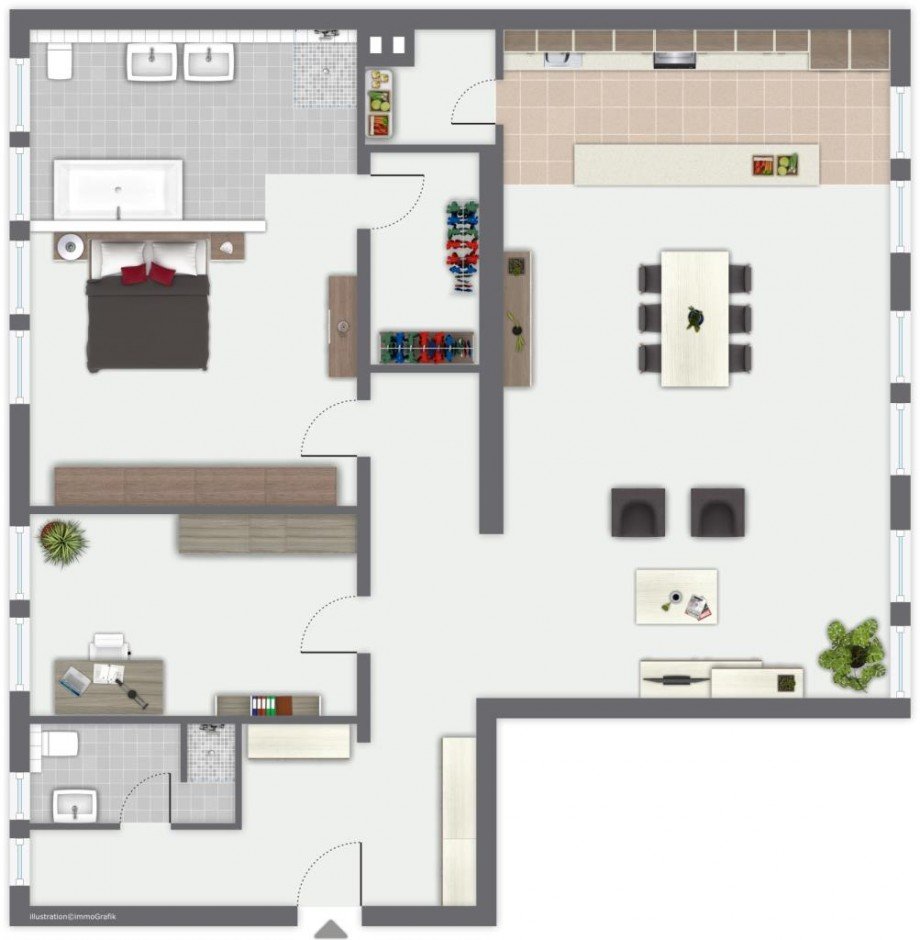 1. OBERGESCHOSS Etagenwohnung Darmstadt