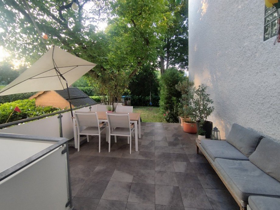 TERRASSE UND GARTENZUGANG Etagenwohnung Darmstadt