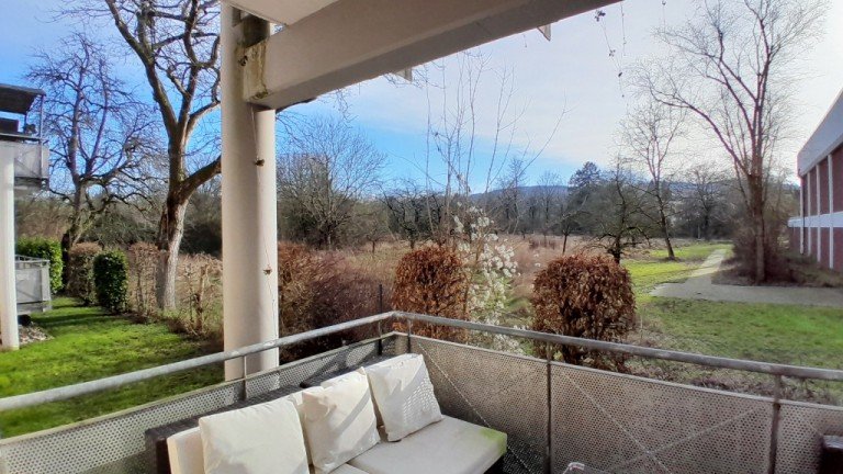BALKON MIT BLICK Darmstadt Etagenwohnung - Wohnen mit Blick ins Gr�ne!