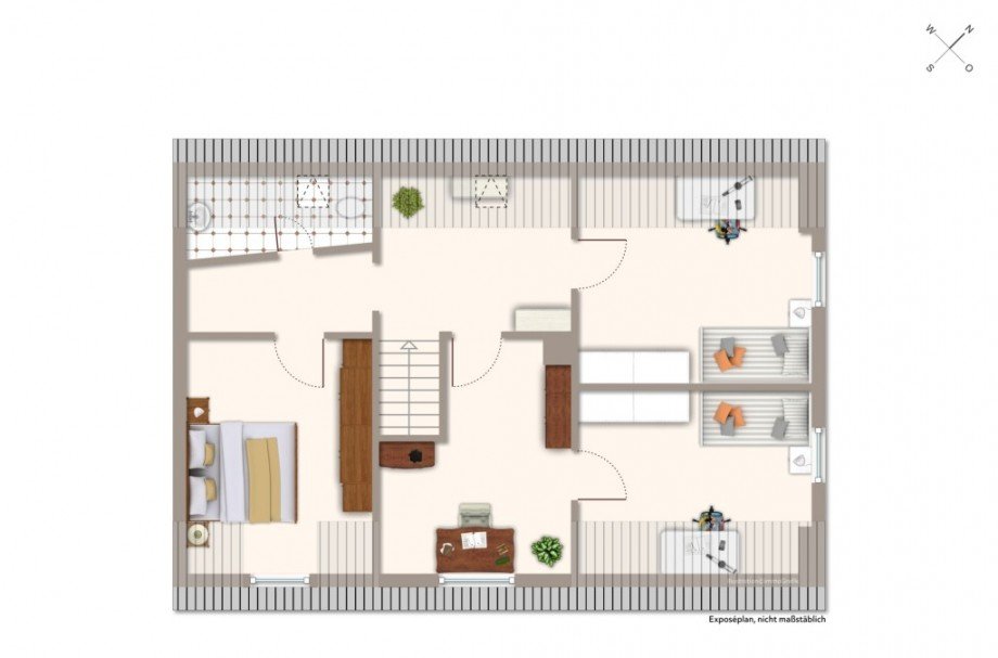 OBERGESCHOSS Einfamilienhaus Bensheim