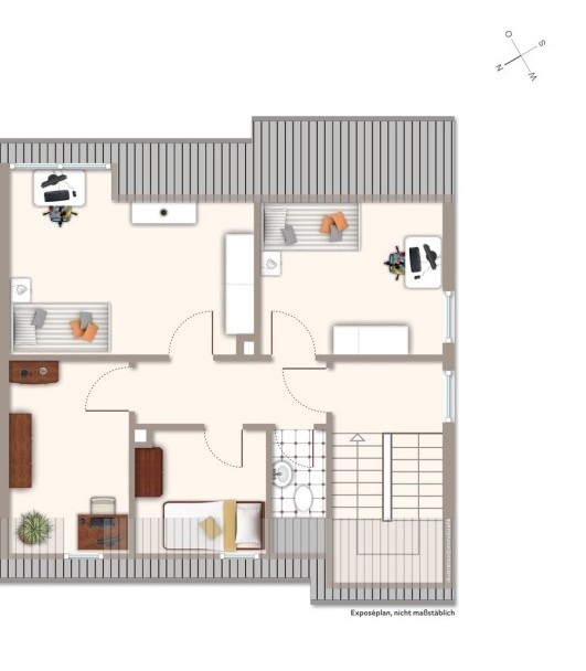 OBERGESCHOSS Einfamilienhaus M�hltal