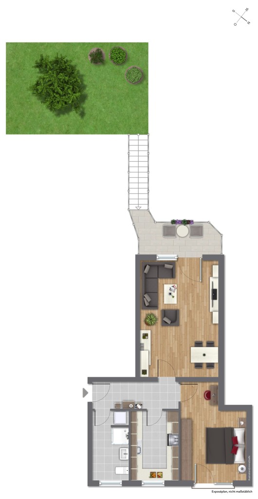 1. OBERGESCHOSS Etagenwohnung Darmstadt