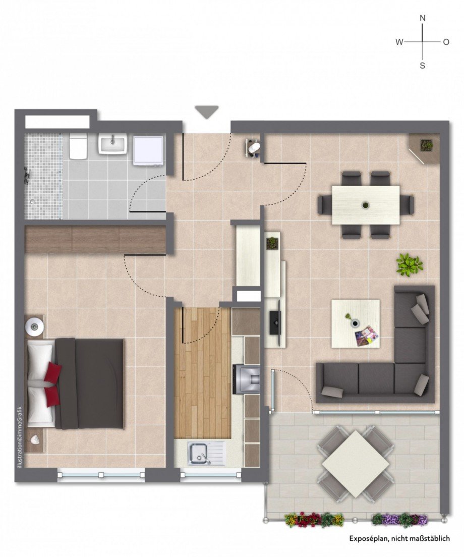 GRUNDRISS Etagenwohnung Darmstadt