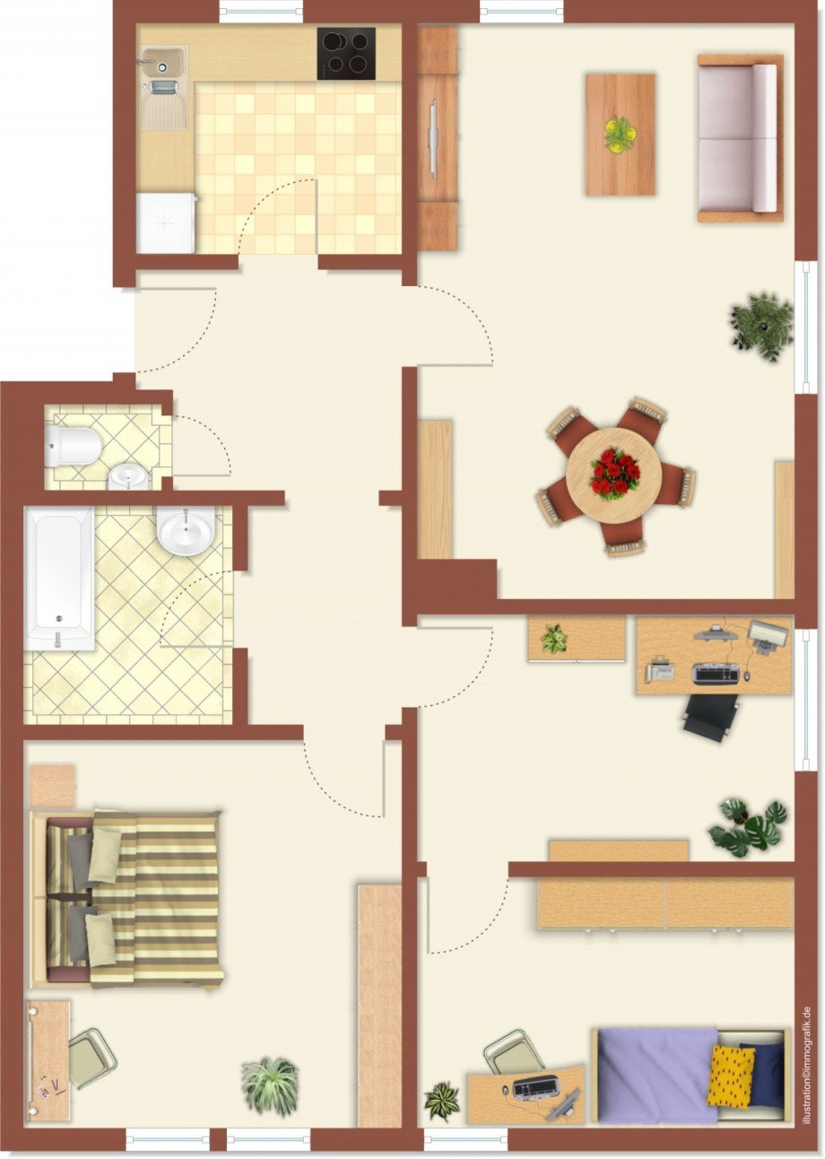 DACHGESCHOSS Etagenwohnung Seeheim-Jugenheim