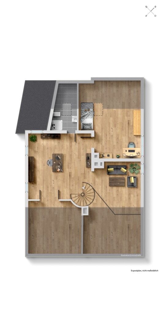 DACHGESCHOSS Etagenwohnung Darmstadt