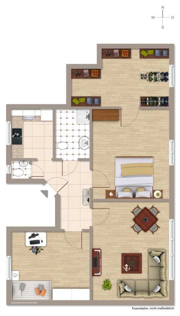 ERDGESCHOSS Etagenwohnung Pfungstadt